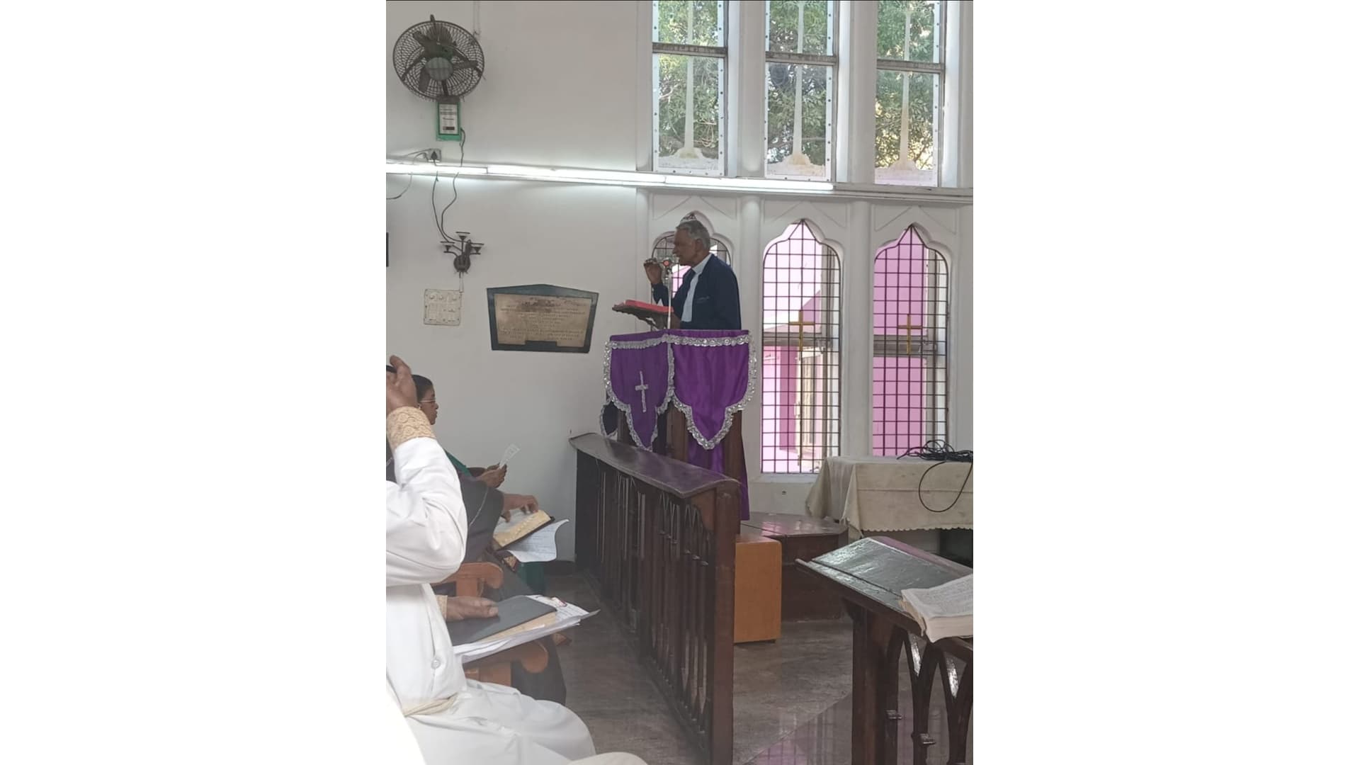 Ministering the Word @ CSI Holy Trinity, Purasaiwalkam, Chennai, Tamil Nadu, India .